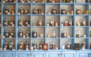 herbs shelf