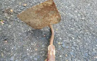 Do I Need to Pick Up Weeds After Hoeing - Picture of a Garden Hoe