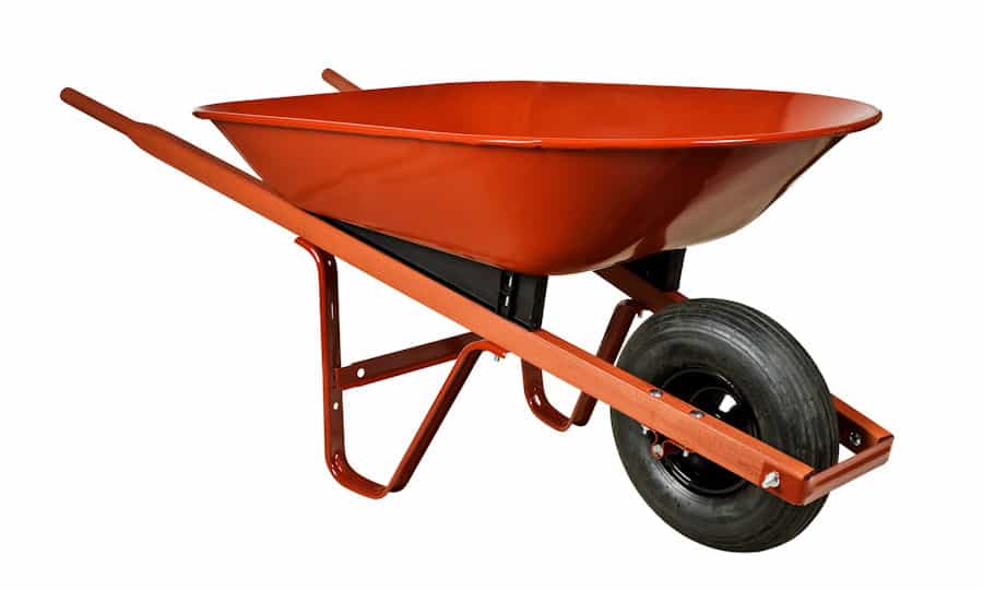 Image of a Red Wheelbarrow - Will a Wheelbarrow Fit in a Sedan, Minivan, or SUV