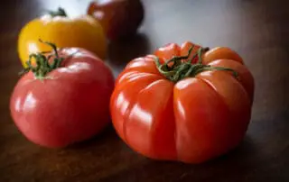 picture of heirloom tomatoes - what do heirloom tomatoes taste like